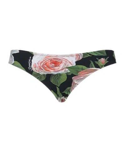 Dolce & Gabbana Colorpatterned Bikini In Black