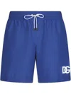 Dolce & Gabbana Colour-block Swimming Shorts In Blue