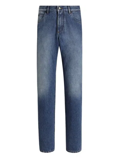 Dolce & Gabbana Combcolour Cotton Pants In Red