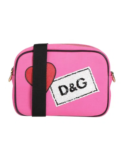 Dolce & Gabbana Compact Camera Bag In Pink