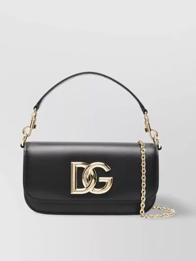 Dolce & Gabbana Compact Leather Shoulder Bag