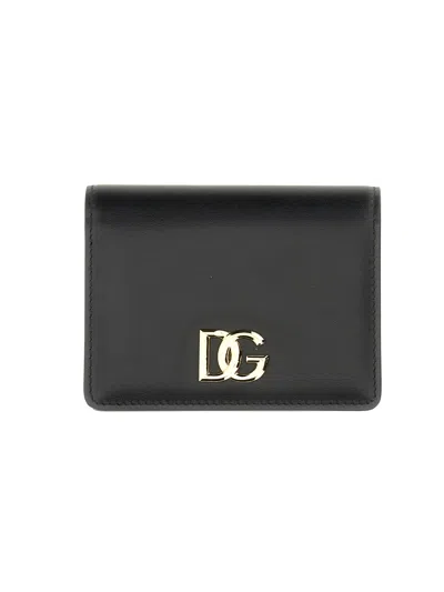 Dolce & Gabbana Continental Wallet In Black