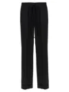 Dolce & Gabbana Cotton Trousers With Belt Loops And Pockets In Black