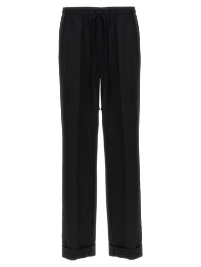 DOLCE & GABBANA DOLCE & GABBANA CONTRAST PIPING PANTS