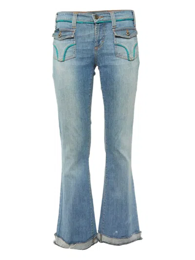Pre-owned Dolce & Gabbana Contrasting-trim Jeans