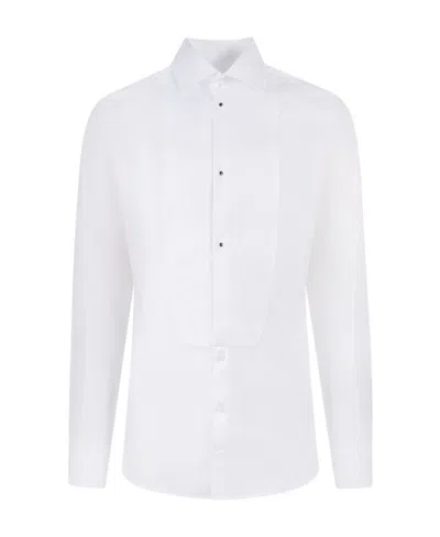 DOLCE & GABBANA DOLCE  GABBANA LONG SLEEVED TUXEDO SHIRT