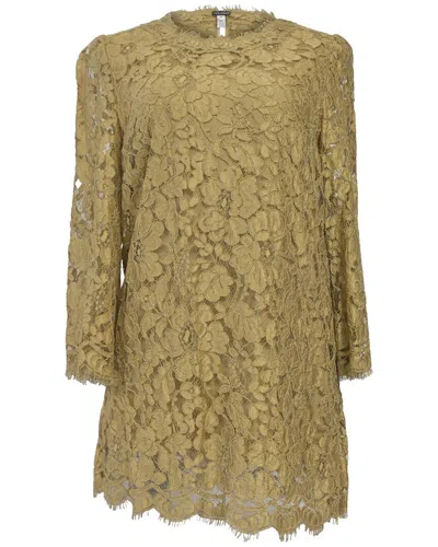 Pre-owned Dolce & Gabbana Corded Lace Tunic, Size It, 40 (authentic Pre-loved)