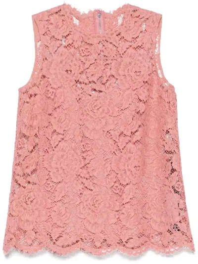 DOLCE & GABBANA CORDONETTO-LACE BLOUSE