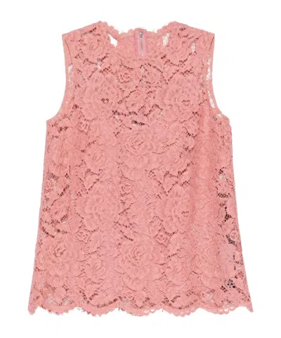 DOLCE & GABBANA CORDONETTO-LACE BLOUSE