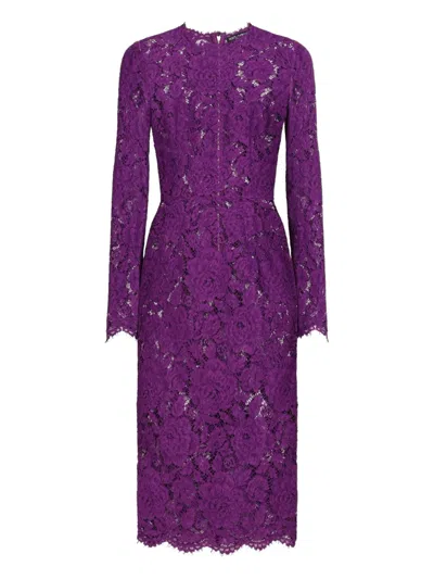 DOLCE & GABBANA CORDONETTO LACE DRESS