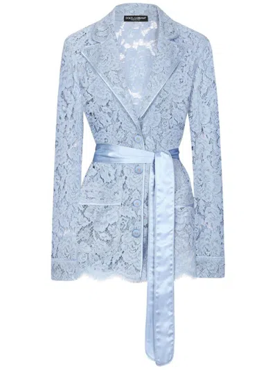 DOLCE & GABBANA DOLCE & GABBANA CORDONETTO LACE PIJAMA JACKET