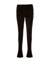 Dolce & Gabbana Women's Bell-bottom Corduroy Pants In Black