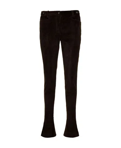 DOLCE & GABBANA DOLCE  GABBANA FLARED CORDUROY PANTS