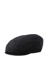 Dolce & Gabbana Corduroy Flat-top Cap In Black