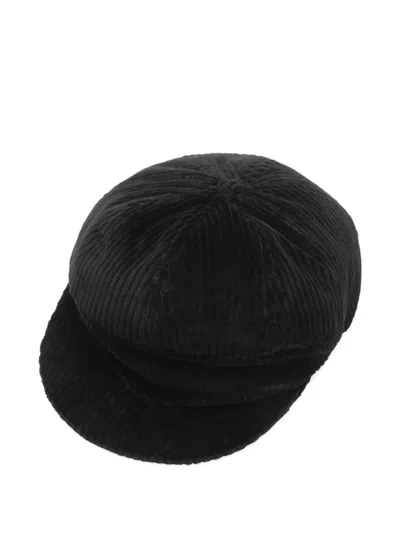 Dolce & Gabbana Corduroy Hat In Black