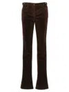 Dolce & Gabbana Women's Bell-bottom Corduroy Pants In Brown