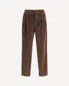 Dolce & Gabbana Men Corduroy Pants In Brown