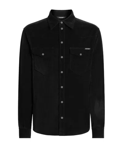 DOLCE & GABBANA CORDUROY SHIRT