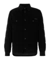 Dolce & Gabbana Black Corduroy Padded Jacket In Black