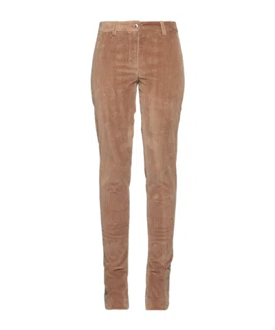 Dolce & Gabbana Corduroy Skinny Pants In Brown