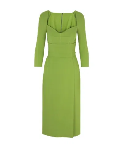 Dolce & Gabbana Midi Dresses In Green