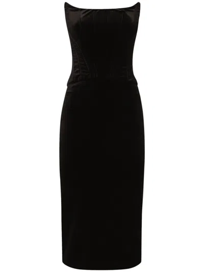DOLCE & GABBANA SCHULTERFREIES KLEID