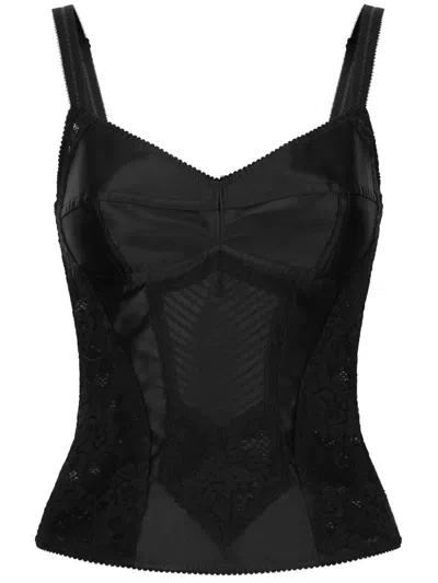 DOLCE & GABBANA CORSET-STYLE TOP