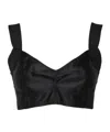Dolce & Gabbana Dolce Gabbana Corset Top In Black