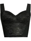 DOLCE & GABBANA DOLCE & GABBANA CORSET WITH LACE EDGE