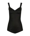 Dolce & Gabbana Dolce  Gabbana Corset Zipped Bodysuit In Black