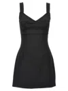 Dolce & Gabbana Scalloped Wool-blend Gabardine Mini Corset Dress