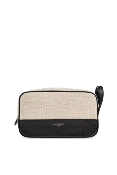 Dolce & Gabbana Cosmetic Bag In Black