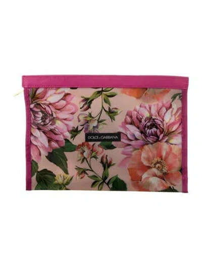 Pre-owned Dolce & Gabbana Cosmetic Bag In Pink
