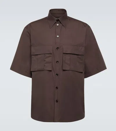 DOLCE & GABBANA COTTON AND SILK POPLIN SHIRT
