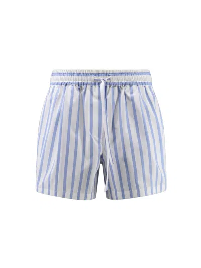 Dolce & Gabbana Cotton And Silk Shorts
