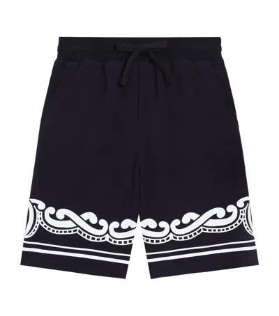 DOLCE & GABBANA COTTON BANDANA PRINT SHORTS