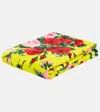 Dolce & Gabbana Cotton Beach Cover-up In Yellow