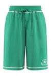 Dolce & Gabbana Logo-embroidered Jersey Track Shorts