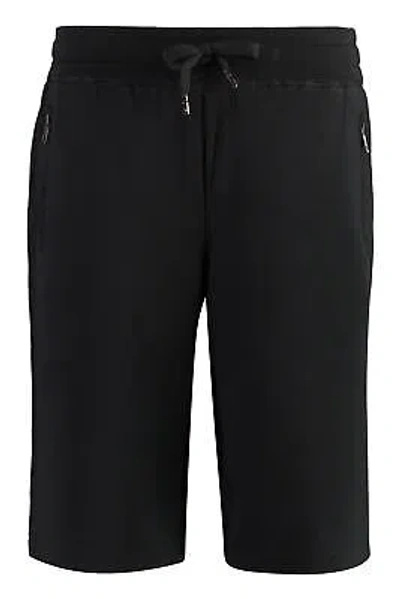 Pre-owned Dolce & Gabbana Cotton Bermuda Shorts In Black