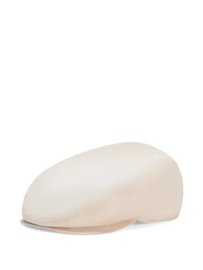 Dolce & Gabbana Cotton-blend Beret In Neutral