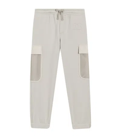 DOLCE & GABBANA COTTON-BLEND CARGO SWEATPANTS