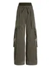 Dolce & Gabbana Cotton Blend Cargo Trousers In Green