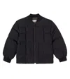 Dolce & Gabbana Cotton-blend Down Jacket In Black