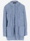 Dolce & Gabbana Light Blue Multiple Pocket Jacket