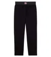 Dolce & Gabbana Cotton-blend Leggings In Black