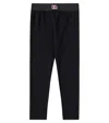 Dolce & Gabbana Cotton-blend Leggings In Black