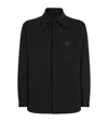Dolce & Gabbana Men Technical Fabric Shirt With Plaque