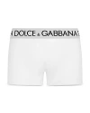 Dolce & Gabbana Two-way-stretch Cotton Jersey Regular-fit Boxers In Bianco Ottico