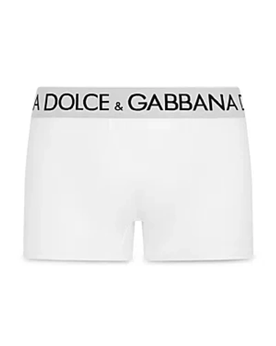 DOLCE & GABBANA COTTON BLEND LOGO WAISTBAND BOXER BRIEFS