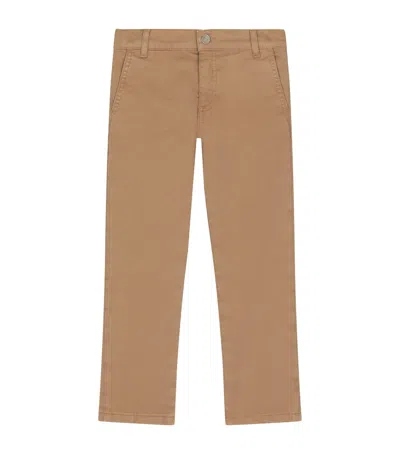 Dolce & Gabbana Cotton-blend Trousers In White